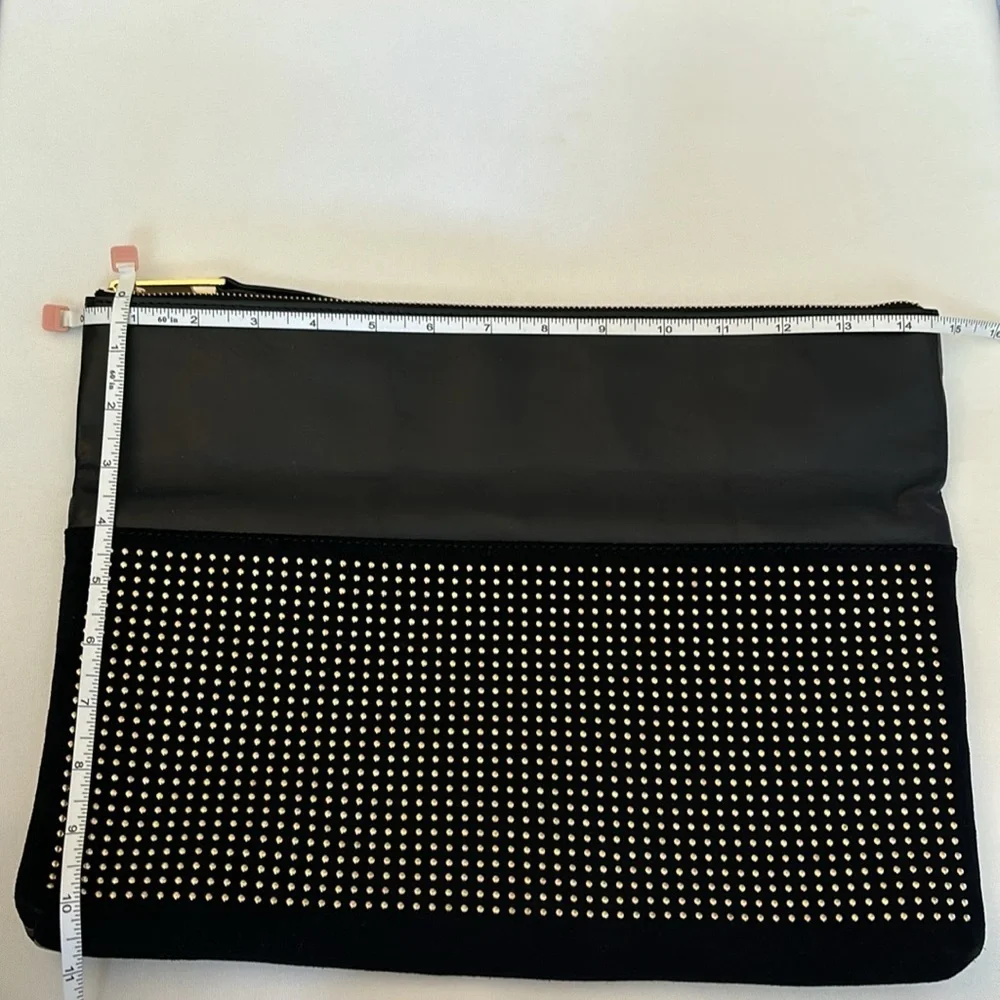 Vince Camuto Peri Convertible Clutch Black EUC